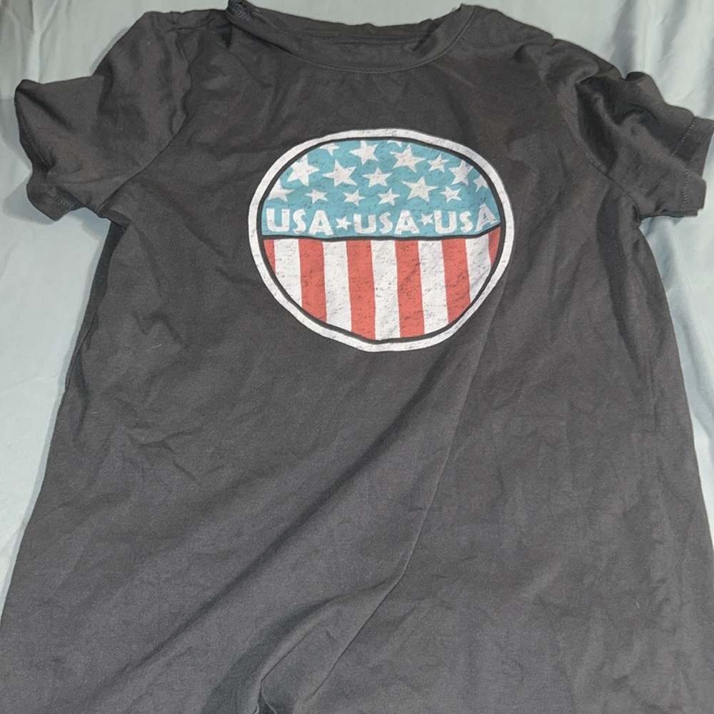 Gray American flag t-shirt from kohls